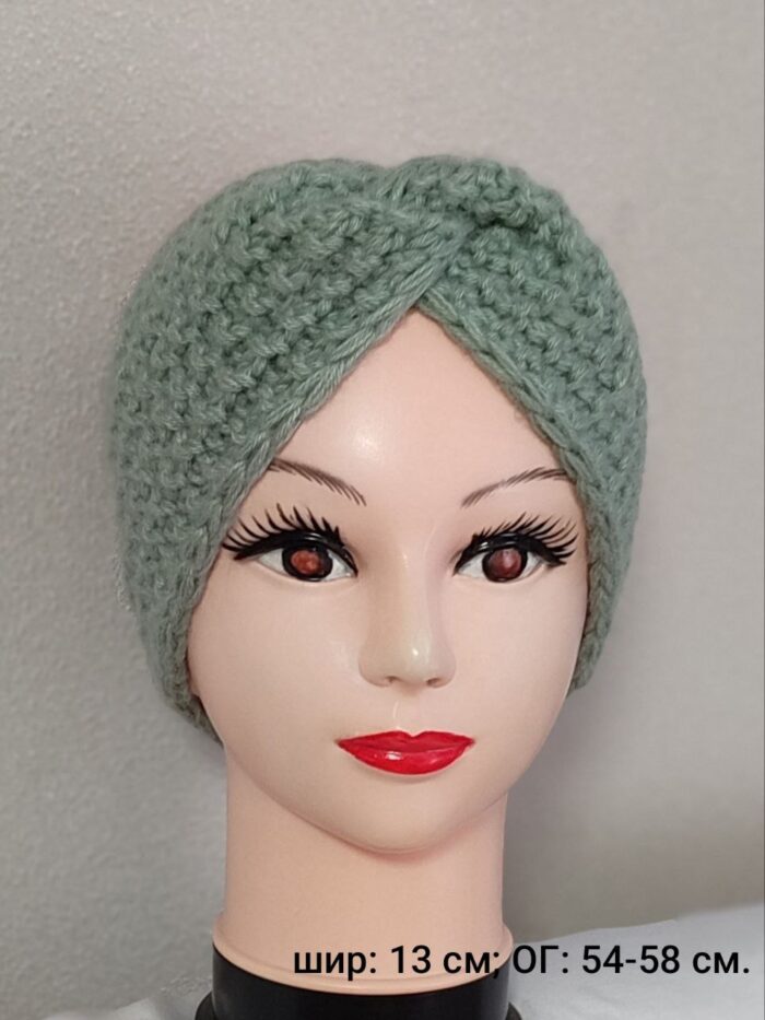 Вязаная Повязка-ободок — изображение 7