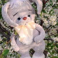 Вязаный зайка «Мартик»