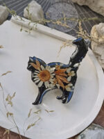 Броши кошки на черном фоне — изображение 2