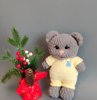 Вязаный Мишутка