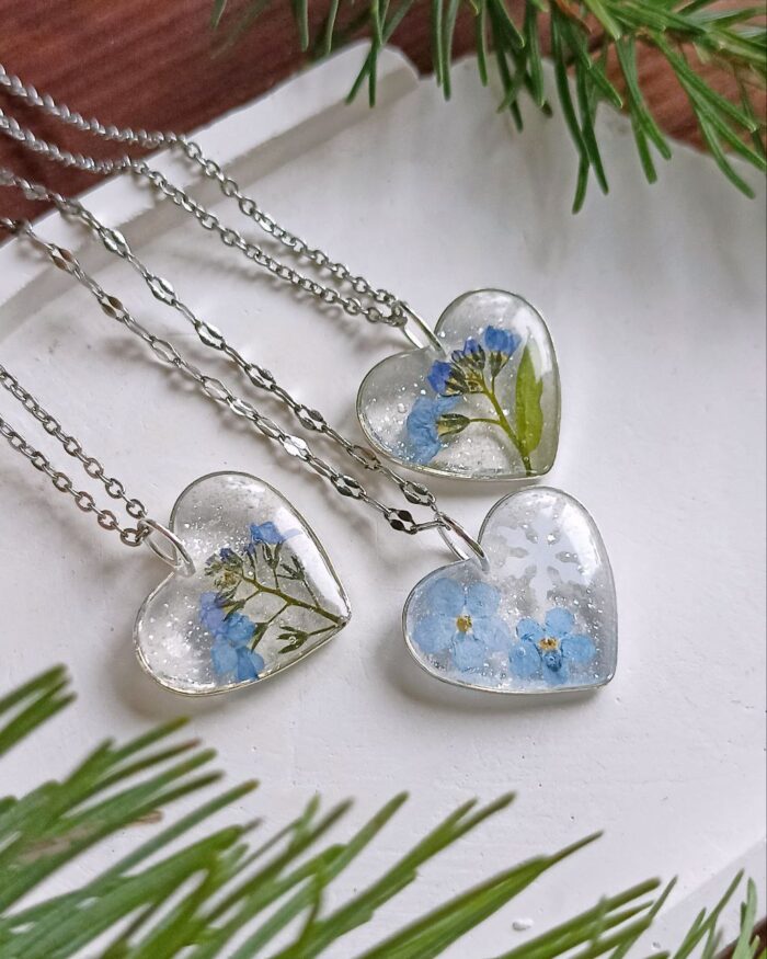 Кулоны с незабудками — изображение 2
