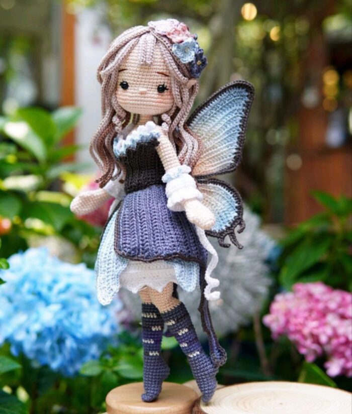 «Набор волшебных фей: 5 неповторимых вязаных кукол для создания сказочной атмосферы» — изображение 3