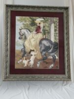 "Всадница" Картина Вышитая крестом — изображение 2