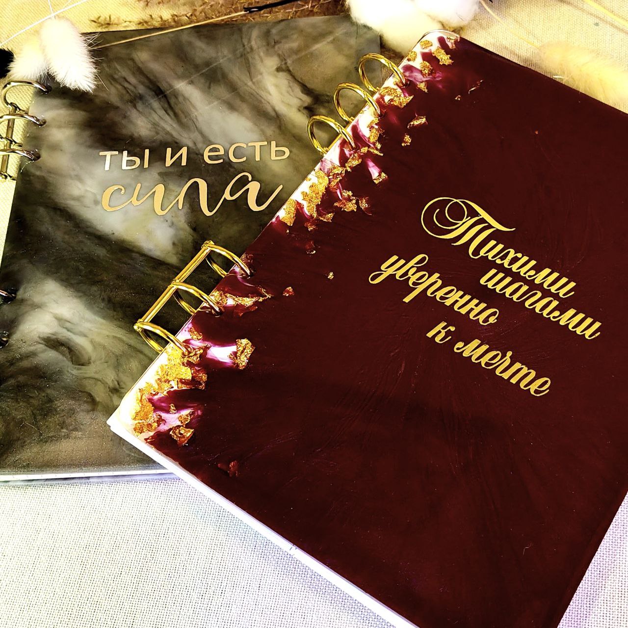 photo_5314468201817116348_y Блокнот А5 из эпоксидной смолы — изображение 1