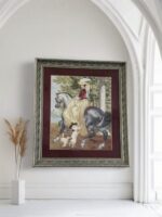 "Всадница" Картина Вышитая крестом