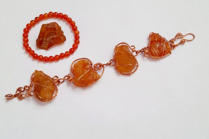 Браслет "Закат" с сердоликом — изображение 2