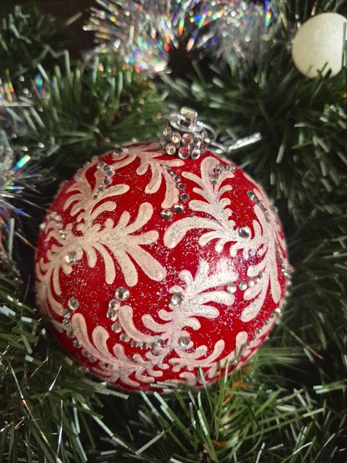 Ёлочная игрушка Новогодний шар — изображение 2