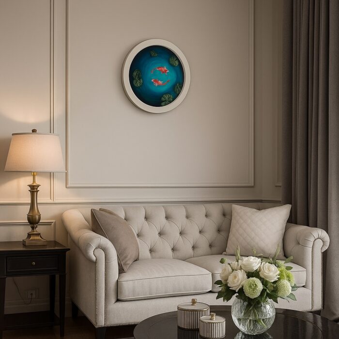 панно "Карпы кои" — изображение 5