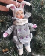 Ватная игрушка "Мальчик-зайчик"