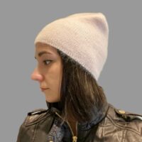 Шапочка бини из пуха норки