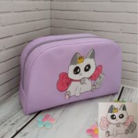 Уникальная косметичка с индивидуальной вышивкой по вашему рисунку.