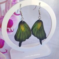 Серьги «Крылышки бабочки» из полимерной глины