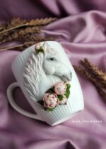 Кружка "Лошадь в цветах" — изображение 7