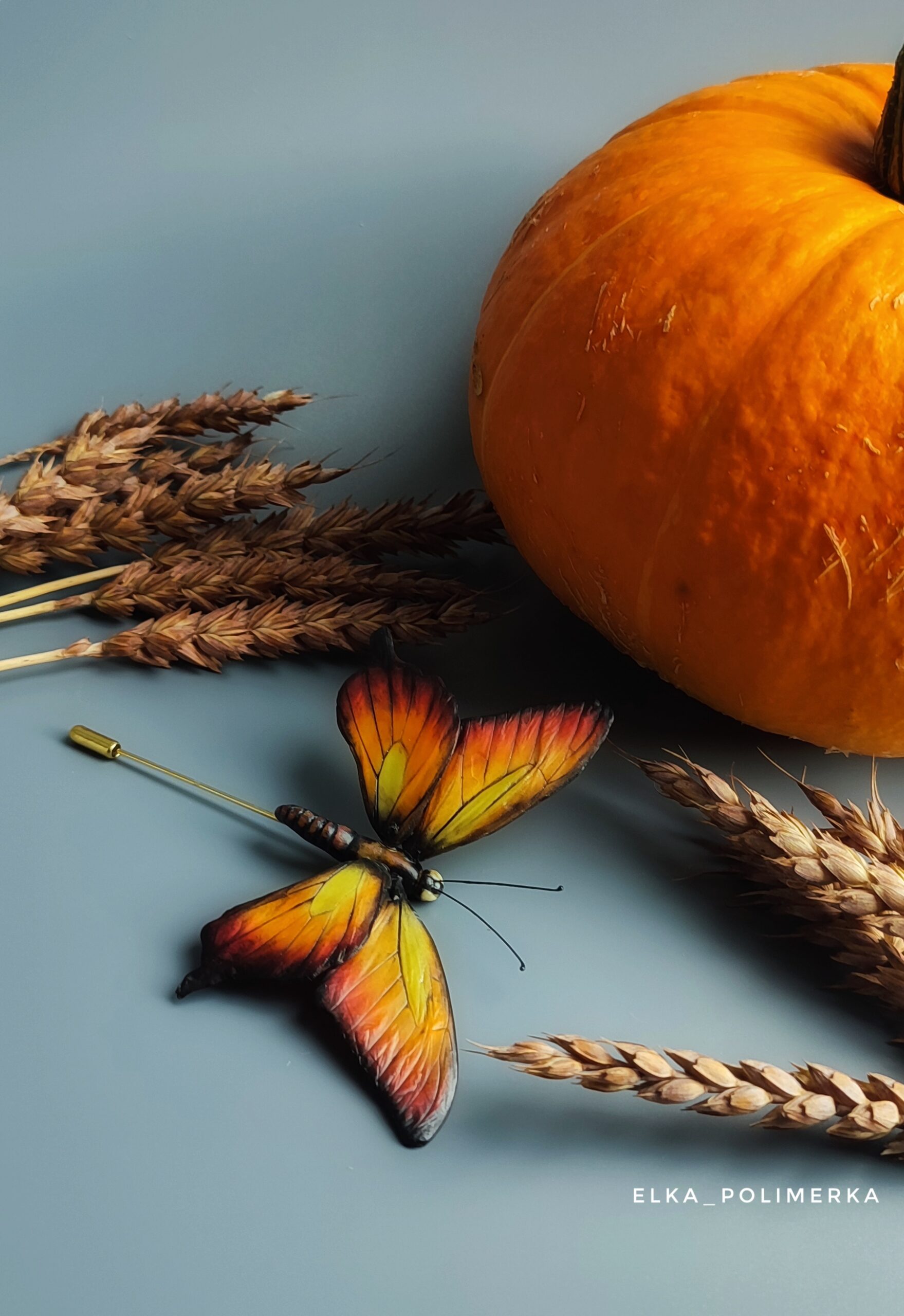 1000049682-01 Брошь «Бабочка» из полимерной глины