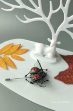 Брошь «Жук» из полимерной глины — изображение 3