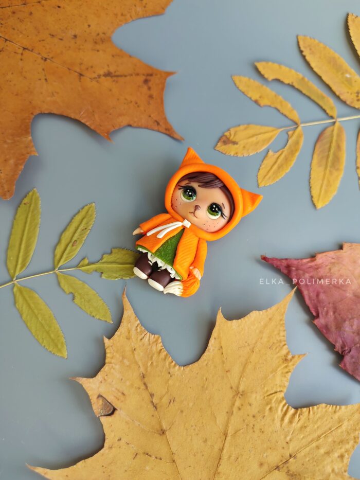 Брошь «Лисёнок» — изображение 2