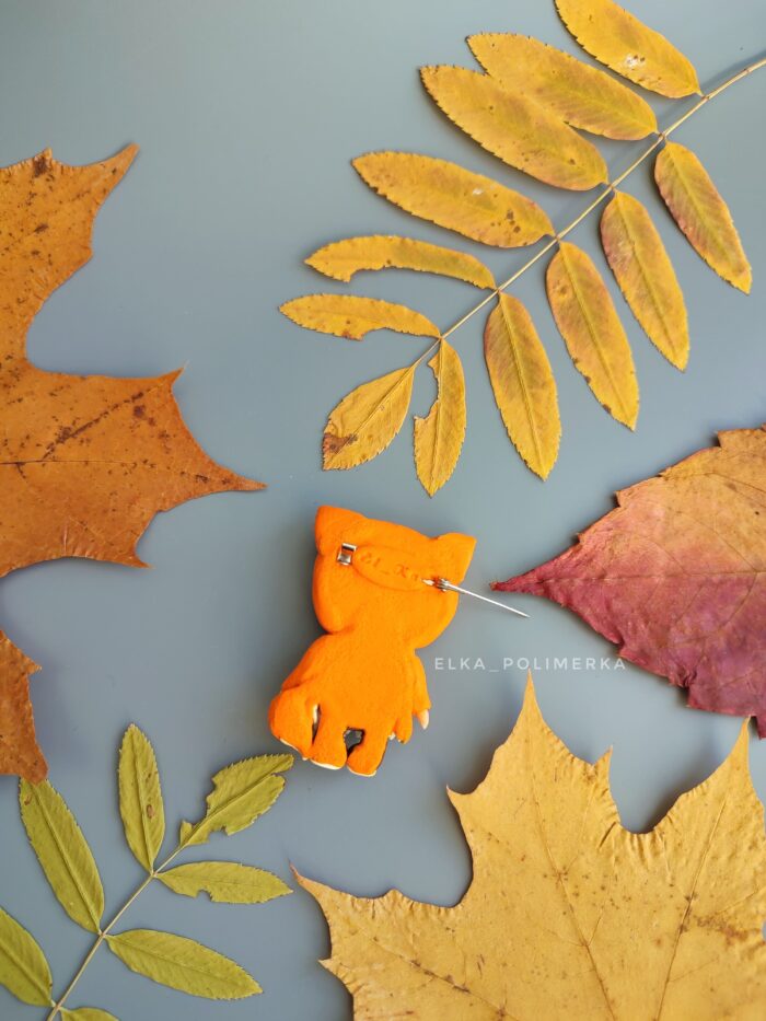 Брошь «Лисёнок» — изображение 5