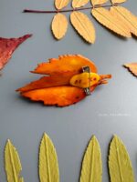 Брошь "Осенние листья" — изображение 4