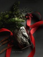 Кружка с декором из полимерной глины «Голова лошади» — изображение 4