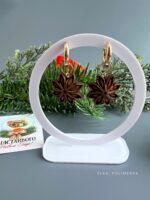 Серьги-трансформеры с мандаринками и бадьяном — изображение 4