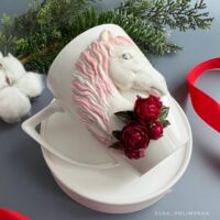 Кружка "Лошадь в цветах"