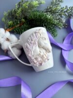 Кружка "Лошадь в цветах" — изображение 6