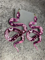 Серьги «Pink snake» — милые охранники ваших ушек! — изображение 3