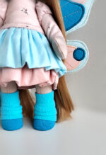 интерьерная текстильная кукла бабочка