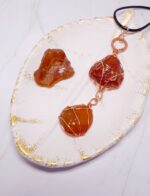 Кулон "Закат" с сердоликом