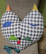 Декоративные миниподушки-антистресс пэчворк и вязание — изображение 25