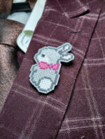 Парные броши «Неразлучники»: два кролика, одна душа. — изображение 6