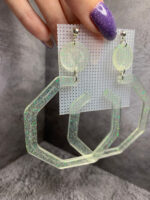 Серьги-многогранники. Гармония света.