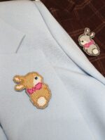 Парные броши «Неразлучники»: два кролика, одна душа. — изображение 8