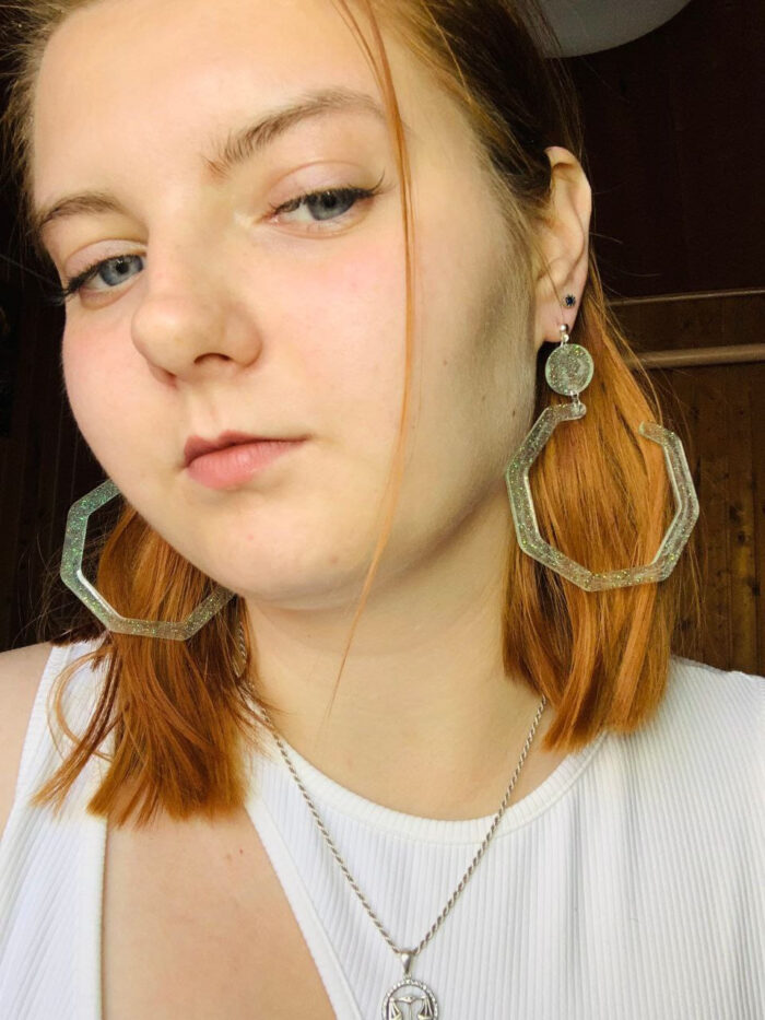 Серьги-многогранники. Гармония света. — изображение 2