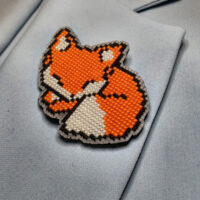 Брошь «Рыжий зверь»