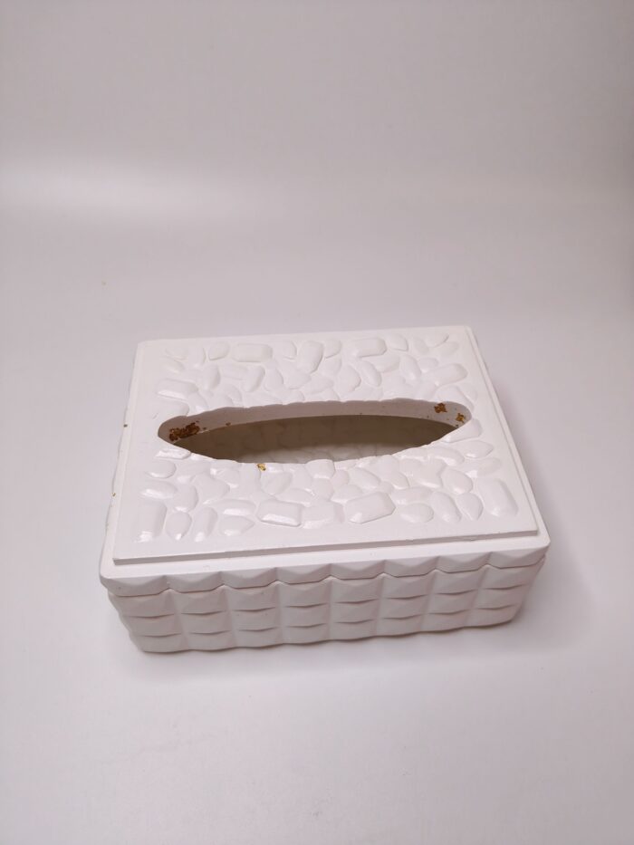 Гипсовая салфетница ручной работы для интерьера | Декоративная шкатулка из гипса — изображение 6