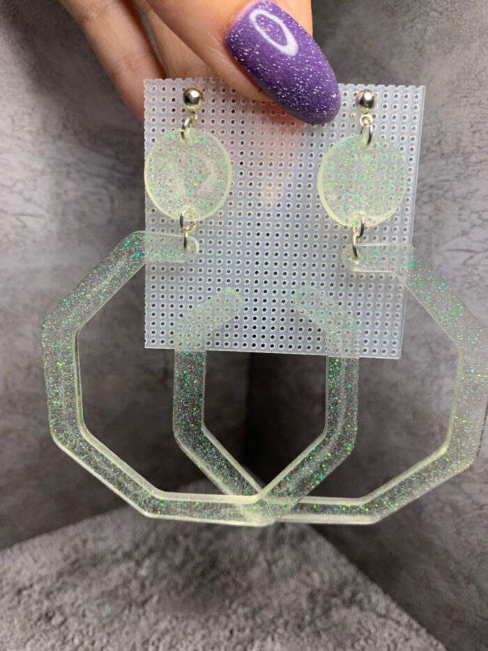 Серьги-многогранники. Гармония света. — изображение 5