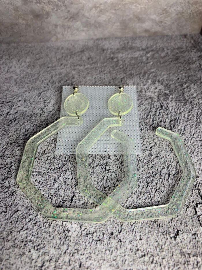 Серьги-многогранники. Гармония света. — изображение 6