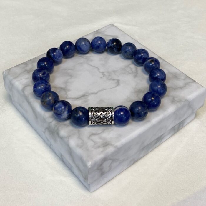 Мужской браслет из Содалита — изображение 4