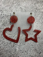 Серьги «Любовь и Мечта»: Сердце и Звезда вместе.