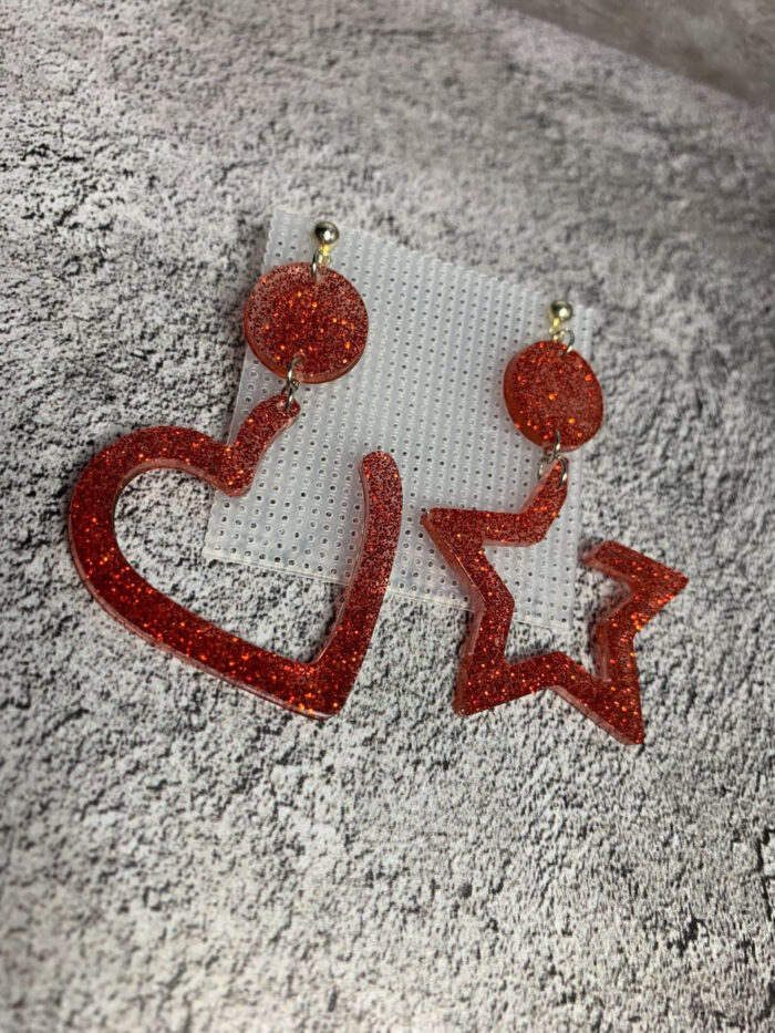 Серьги «Любовь и Мечта»: Сердце и Звезда вместе. — изображение 2