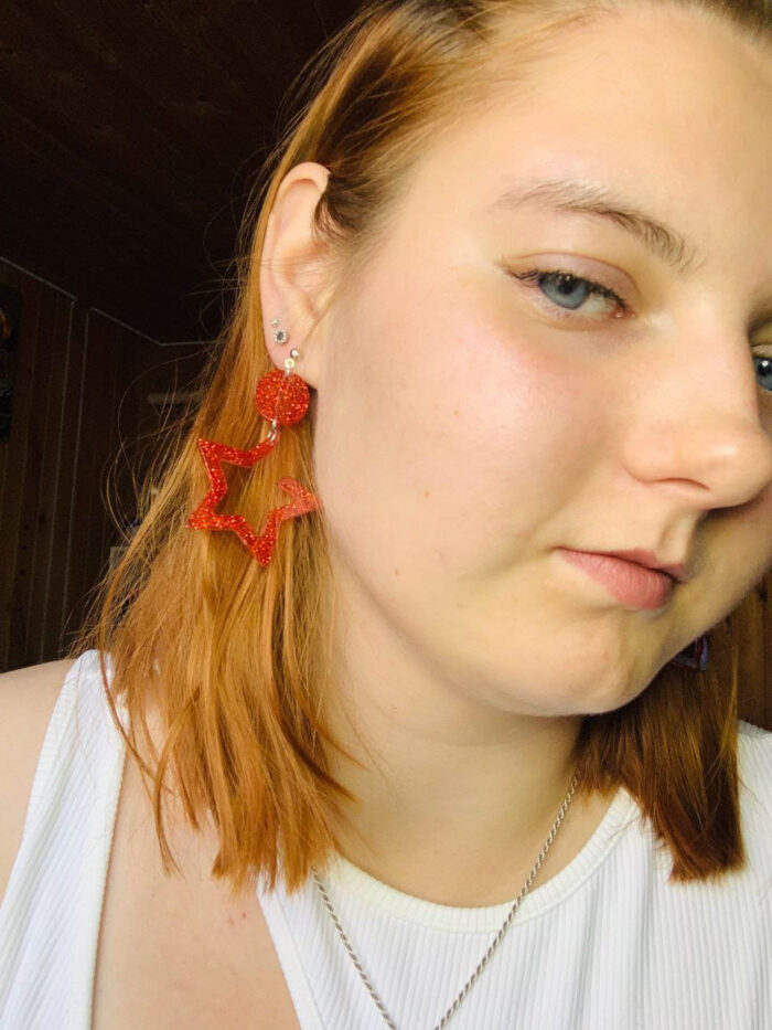 Серьги «Любовь и Мечта»: Сердце и Звезда вместе. — изображение 4