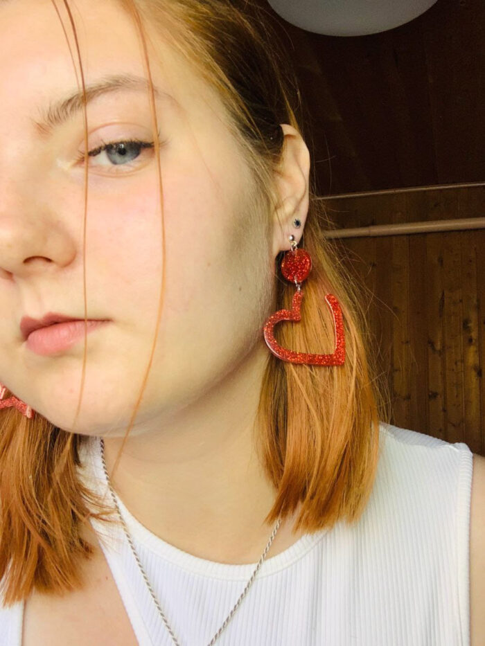 Серьги «Любовь и Мечта»: Сердце и Звезда вместе. — изображение 5