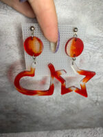 Серьги «Любовь и Мечта»: Сердце и Звезда вместе. — изображение 8