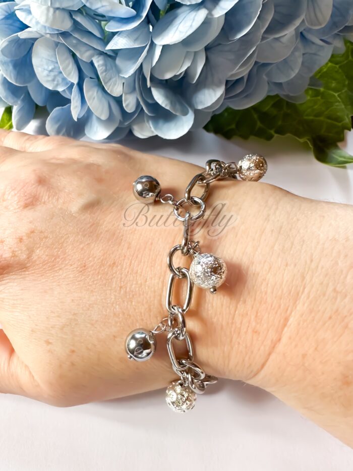 Комплект украшений из гематита и вулканической лавы — изображение 6