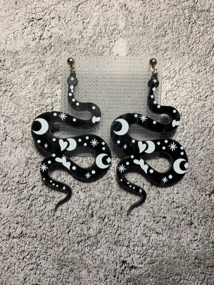 Серьги «Silly Snake» — они не кусаются, только обнимают ушко! — изображение 2