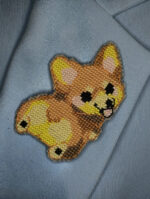Брошь "Очаровательный Корги" - Улыбка на лацкане!