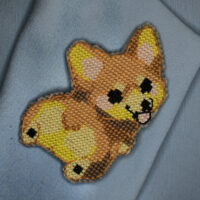 Брошь "Очаровательный Корги" - Улыбка на лацкане!