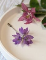 Серьги и брошь Пролески (комплект) — изображение 2