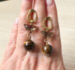 Браслет и серьги из тигрового глаза — изображение 5